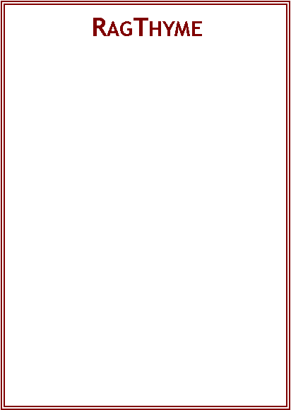 Text Box:  RagThyme